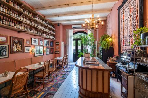 Χώρος καθιστικού στο Communal Hotel Plekhanovi