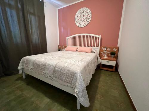 Ένα ή περισσότερα κρεβάτια σε δωμάτιο στο Sunflower apartament