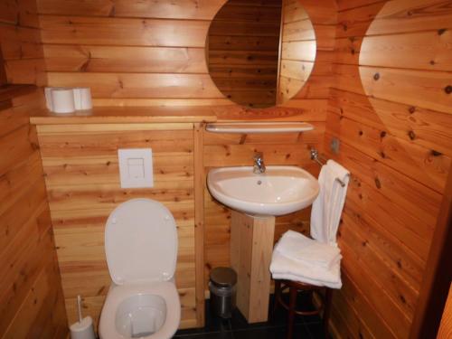 A bathroom at B&B Willow Springs Way Station