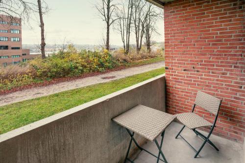Κήπος έξω από το Hotel Sønderborg Kaserne