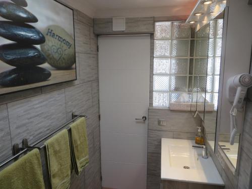 Koupelna v ubytování Gartenapartment Finca Cortez