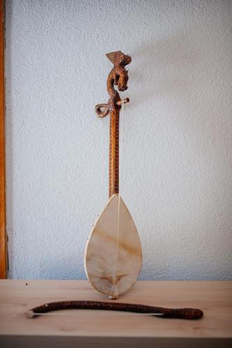 a small knife sitting on top of a table at Stairway - Vučje in Nikšić