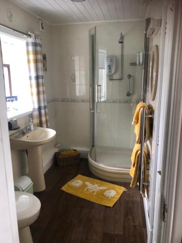 Kylpyhuone majoituspaikassa Dove cottage