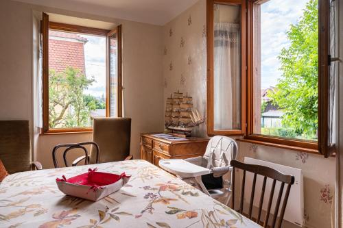 La Maison de Vacances de Colmar et son jardin