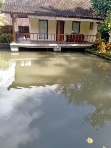 Permandangan sungai dekat dengan vila ini