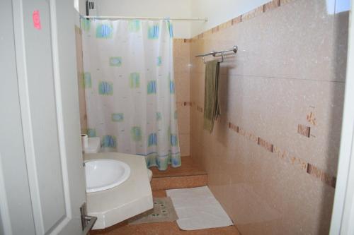 Koupelna v ubytování Marmara Kite Appartment
