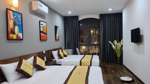 Televisyen dan/atau pusat hiburan di Xan hotel