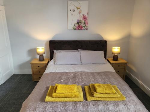 En eller flere senge i et værelse på 1 Lytham Terrace