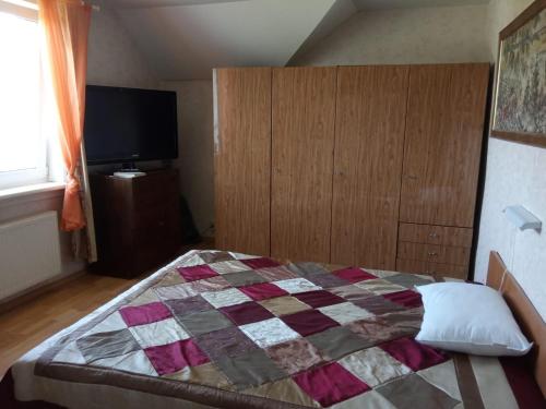 Postel nebo postele na pokoji v ubytování Apartment in Kauguri
