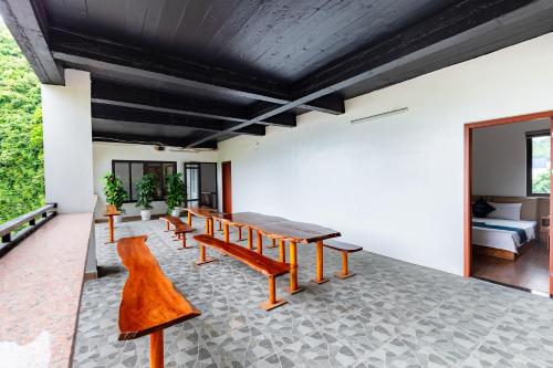 Χώρος καθιστικού στο Cát Bà Xanh - Green Cat Ba Hotel