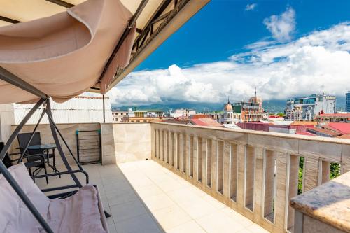 Un balcón o terraza en Hotel N16