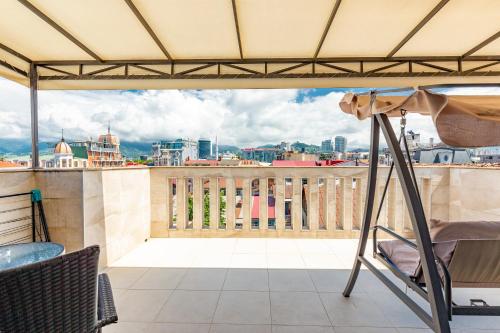 Un balcón o terraza en Hotel N16