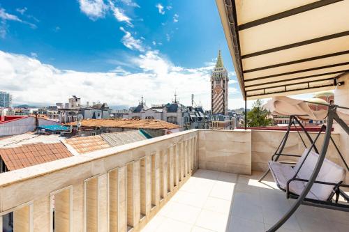 Un balcón o terraza en Hotel N16