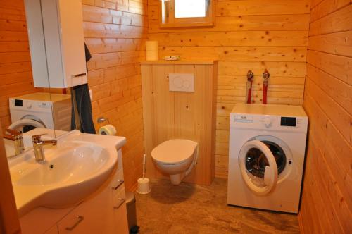 Koupelna v ubytování Ferienhaus Altmann 1