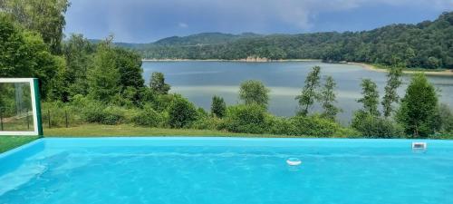 Domek Nad River San - pierwsza linia brzegowa - balia - łodzie - basen