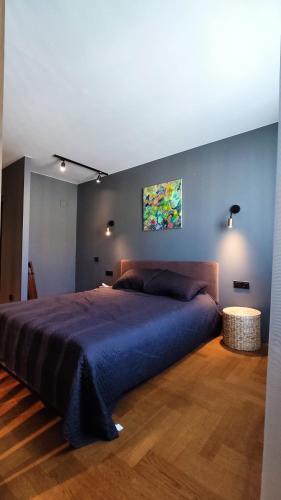 Ένα ή περισσότερα κρεβάτια σε δωμάτιο στο Dabintos Apartament Druskininkai