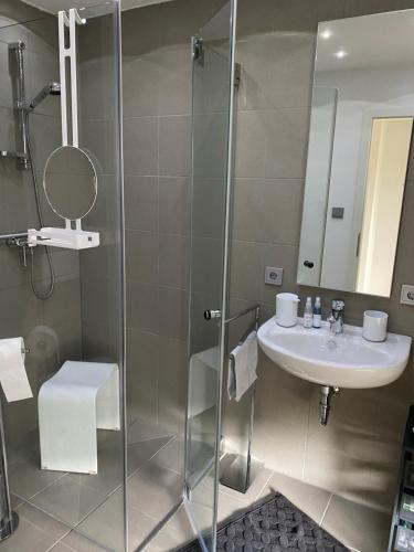 Koupelna v ubytování Exclusives Studio - Serviced Apartment
