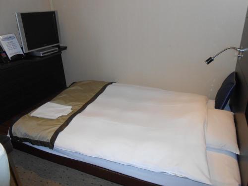 Postel nebo postele na pokoji v ubytování My Hotel Ryugu