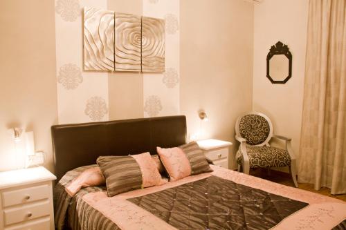 Katil atau katil-katil dalam bilik di Hostal Hispalis