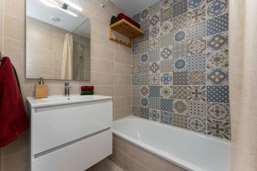 Kúpeľňa v ubytovaní Apartamento de lujo de dos dormitorios