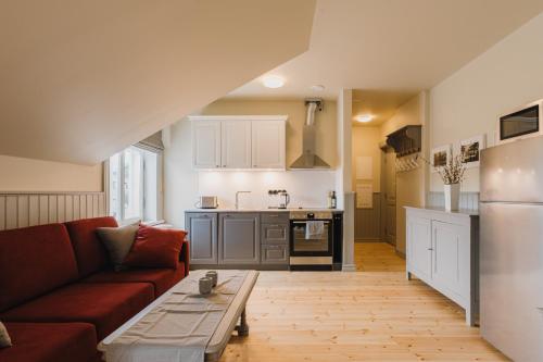 Кухня или мини-кухня в Villa Fannyhof
