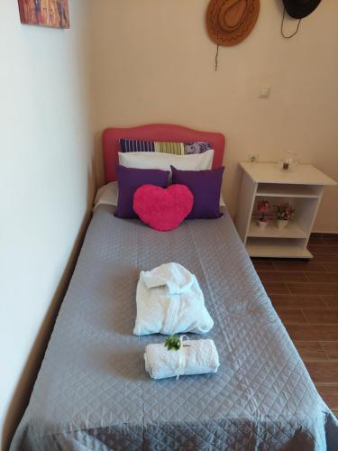 Ένα ή περισσότερα κρεβάτια σε δωμάτιο στο Eftihia's Home