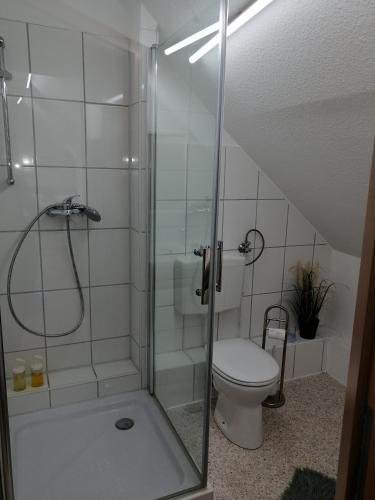 Kylpyhuone majoituspaikassa Privatzimmer