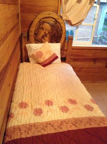 Postel nebo postele na pokoji v ubytování Cabanas El Cerrito
