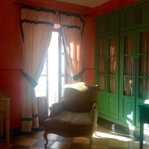 Χώρος καθιστικού στο Hotel Casa Henrietta