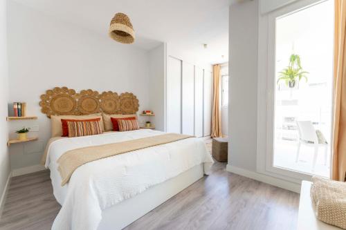 Postel nebo postele na pokoji v ubytování Apartamento de lujo de un dormitorio