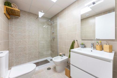 Koupelna v ubytování Apartamento de lujo de un dormitorio