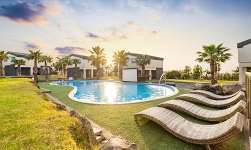 an image of a swimming pool in a house at Pool and Villa Sorang in Jeju