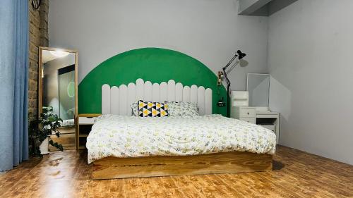 Ένα ή περισσότερα κρεβάτια σε δωμάτιο στο An Yên Villa Đà Lạt