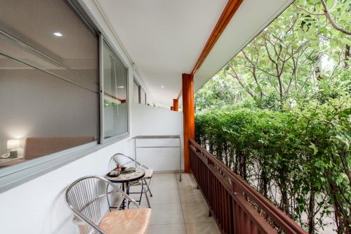 Μπαλκόνι ή βεράντα στο Prinz Garden Villa