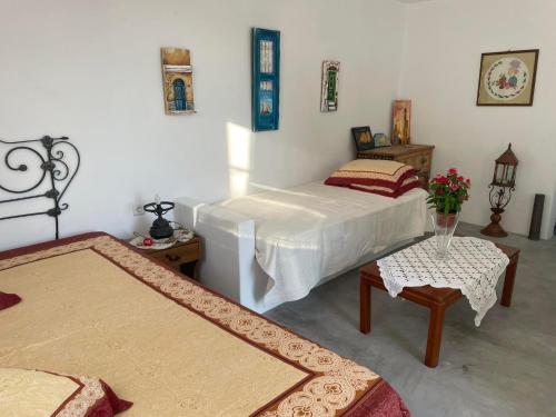 Posteľ alebo postele v izbe v ubytovaní Sweet home with two beds -one single room- with beautiful view!