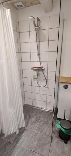 Koupelna v ubytování Ragnhilds Gård, Hostel