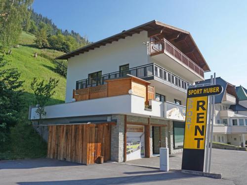 a building with a sign in front of it at Apartment Erika by Interhome in Kappl