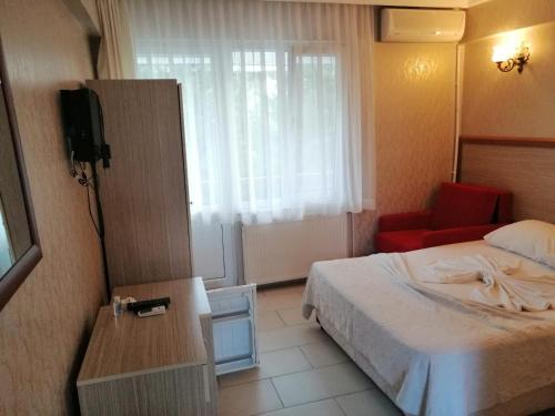 Katil atau katil-katil dalam bilik di Istanbul Yildiz Hotel