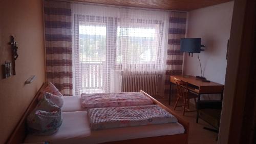 Katil atau katil-katil dalam bilik di Landgasthof Schmidbauer