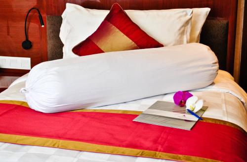 Letto o letti in una camera di Grand Hotel Preanger