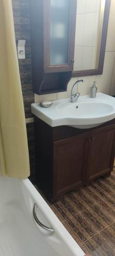 Koupelna v ubytování Maison du Bonheur