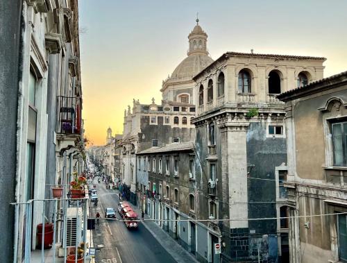 A general view of Catania or a view of the city taken from Az apartmant