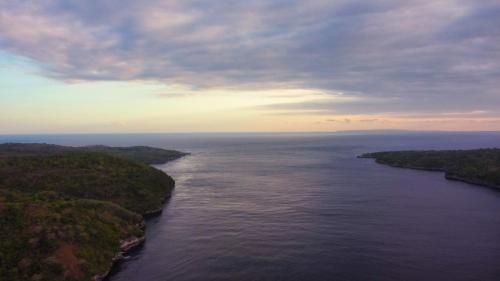 an aerial view of a large body of water at Sakti OceanView Nusa Penida in Nusa Penida