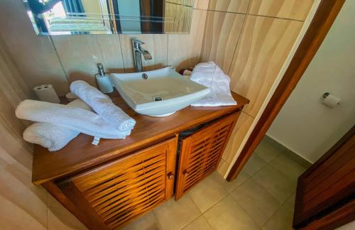 Koupelna v ubytování Orangea Beach Resort
