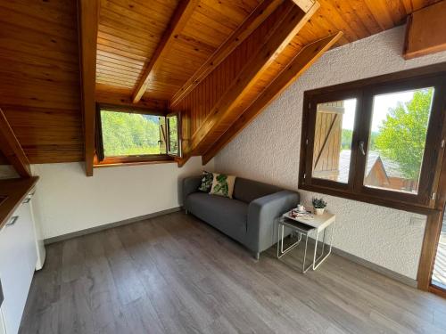 Ruang duduk di Bungalows Baliera