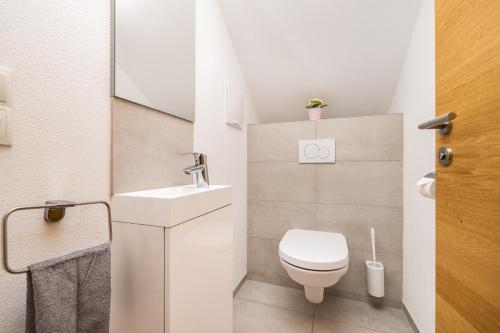 Kúpeľňa v ubytovaní Fischis Alpen Appartements
