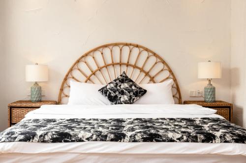Katil atau katil-katil dalam bilik di Boke B&B Xihu