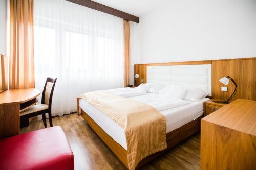 Кровать или кровати в номере Nivamare