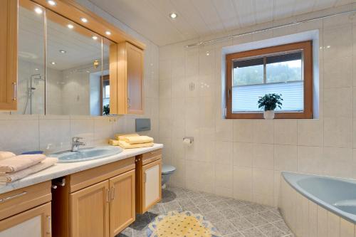 Kúpeľňa v ubytovaní Ferienwohnung Prosch