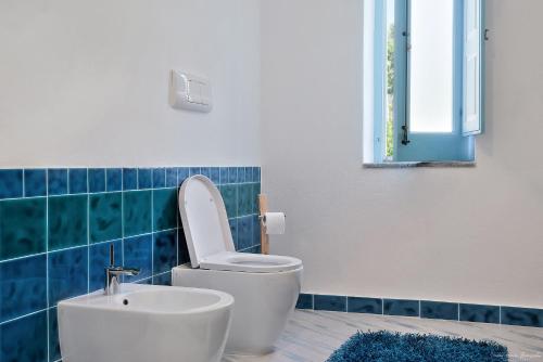 Koupelna v ubytování Casa del gelso bianco